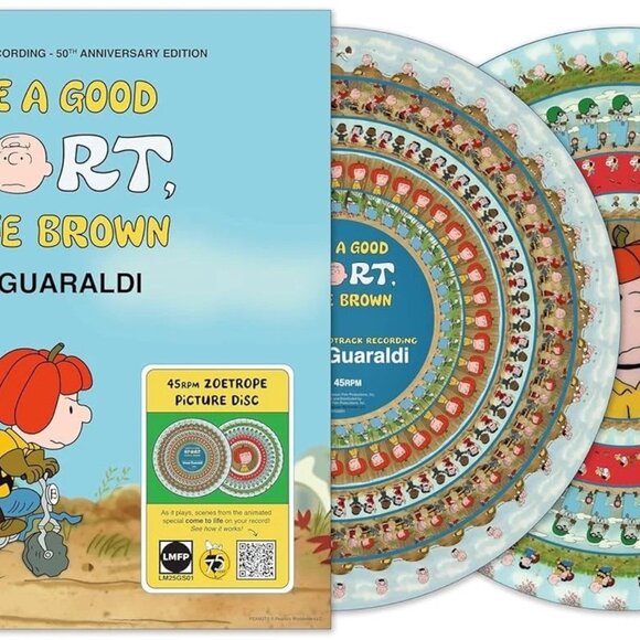 You're A Good Sport Charlie Brown LP ~ Exclusive Zoetrope ~ 45 RPM ~New/Sealed